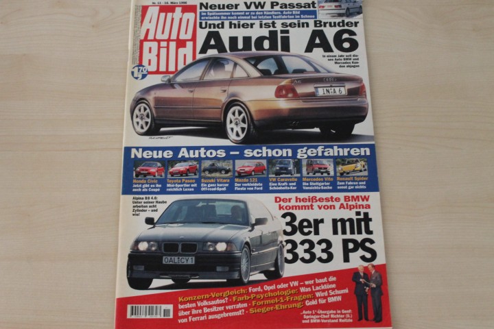Deckblatt Auto Bild (11/1996)